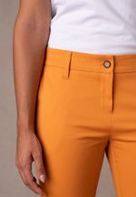 Calça Chino Sarja Feminina Laranja