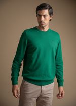 Sweater Masculino Gola U LC Verde