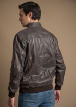 Jaqueta Couro LC Masculina Marrom