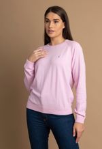 Suéter Feminino Barcelona Gola U 015450 Rosa