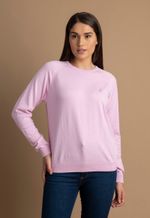 Suéter Feminino Barcelona Gola U 015450 Rosa