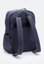 Mochila Lona Porta Tênis/Toalha Azul Marinho