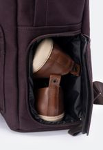 Mochila Lona Porta Tênis/Toalha Café