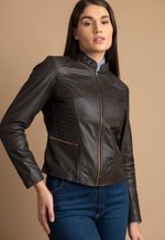 Jaqueta Couro Gola Padre LC219 Shadow