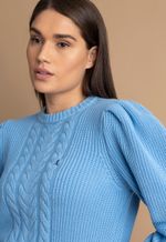 Blusão Feminino 018914 Azul Médio
