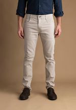 Calça Jeans Low Rise Bege