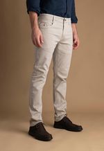 Calça Jeans Low Rise Bege