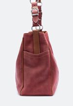Bolsa Luz Couro Vermelha