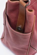 Bolsa Luz Couro Vermelha