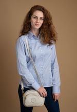 Bandolera Martina C/ Dourado Branco