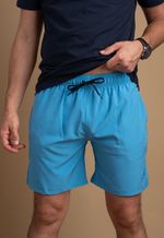 Short Liso Longo SHLL Azul