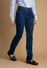 Calça Jeans Feminina Reta Tradicional Azul