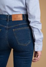 Calça Jeans Feminina Reta Tradicional Azul