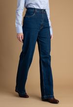 Calça Jeans Feminina Wide Leg Azul
