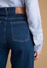 Calça Jeans Feminina Wide Leg Azul