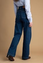 Calça Jeans Feminina Wide Leg Azul