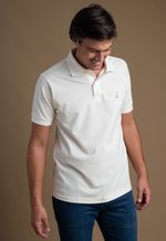 Camisa Polo Piquet Los Corrales Branca