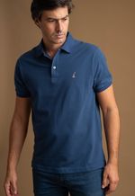 Camisa Polo Piquet Los Corrales Azul Marinho