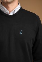 Sweater Masculino Gola U LC Preto
