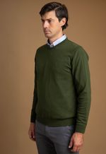Sweater Masculino Gola U LC Matcha