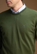 Sweater Masculino Gola U LC Matcha