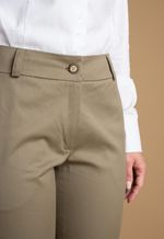 Calça Chino Sarja Feminina Oliva