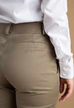 Calça Chino Sarja Feminina Oliva