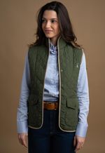 Colete Matelassê Cazador Feminino Verde