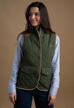 Colete Matelassê Cazador Feminino Verde