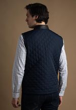 Colete Matelasse Masculino Azul