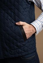 Colete Matelasse Masculino Azul