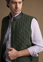 Colete Matelasse Masculino Verde