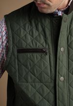 Colete Matelasse Masculino Verde