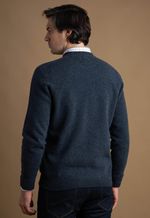Suéter Masculino Lã Merino Azul Marinho