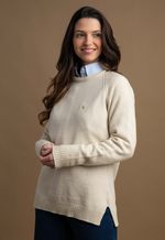 Suéter Feminino Lã Misto 3580 Crudo