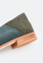 Mocassim Feminino Napa Plume 76101 Verde Militar