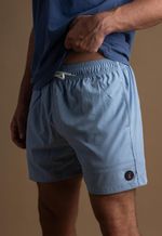 Short Short Bolso Tampa Mescla 2410113 Azul Claro