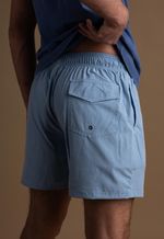 Short Short Bolso Tampa Mescla 2410113 Azul Claro