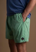 Short Short Bolso Tampa Mescla Caribe Verde