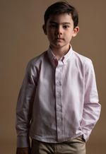 Camisa Infantil Menino Oxford Los Corrales Rosa