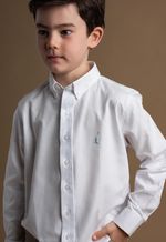 Camisa Infantil Menino Oxford Los Corrales Branco
