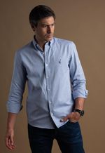 Camisa Hombre Oxford Los Corrales Azul