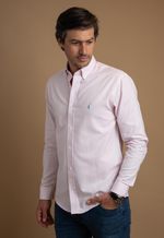 Camisa Hombre Oxford Los Corrales Rosa