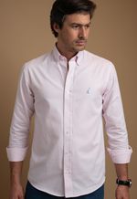 Camisa Hombre Oxford Los Corrales Rosa
