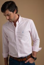 Camisa Hombre Oxford Los Corrales Rosa