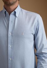 Camisa Hombre Oxford Los Corrales Azul Claro