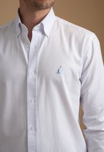 Camisa Hombre Oxford Los Corrales Branco