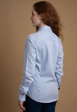 Camisa Dama Oxford Los Corrales Azul
