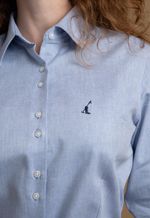 Camisa Dama Oxford Los Corrales Azul