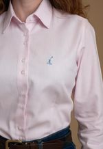 Camisa Dama Oxford Los Corrales Rosa